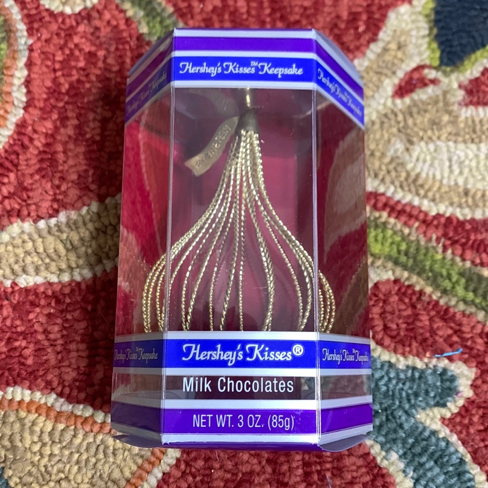Hersheys Kisses Keepsake Collectable Metal Ornament